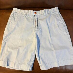 Tommy Hilfiger Classic Fit Light Blue Chino Men's Shorts, Size 33